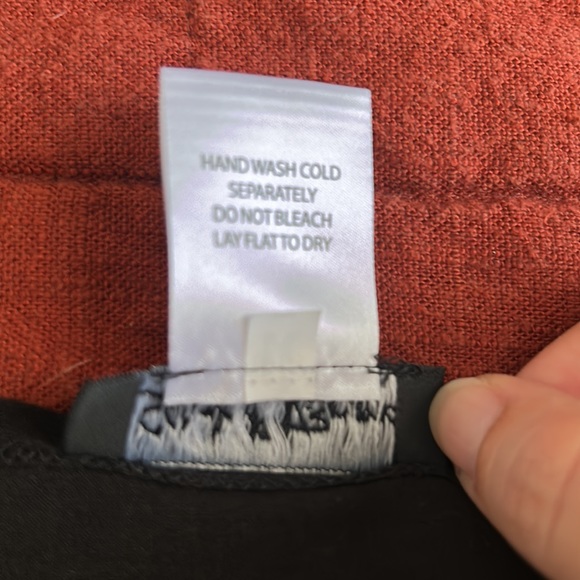 P2X Black Slinky Brand Blouse - Picture 3 of 4